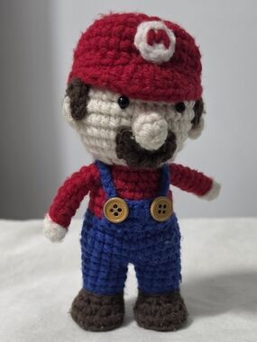 Handmade Crochet Doll - SUPER MARIO